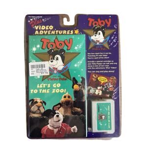 1993 Toby VHS Video Adventures Let’s Go To the Zoo New Sealed Tiger Electronics